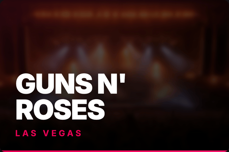 Guns N’ Roses: World Tour 2026 @ Allegiant Stadium - 8/22/2026